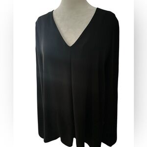White House Black Market V-Neck Tunic Blouse